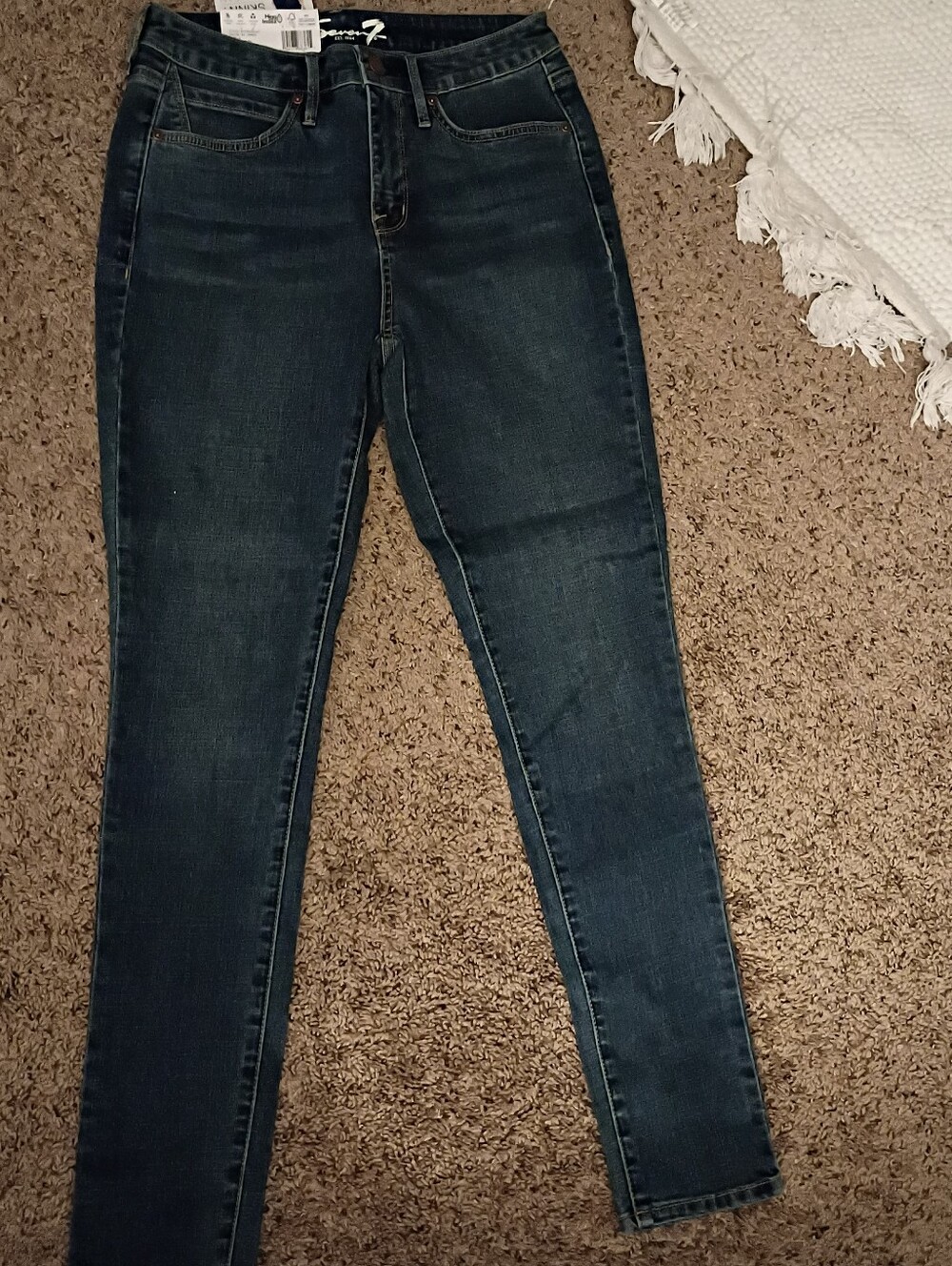 Seven Dark Blue Skinny Jeans